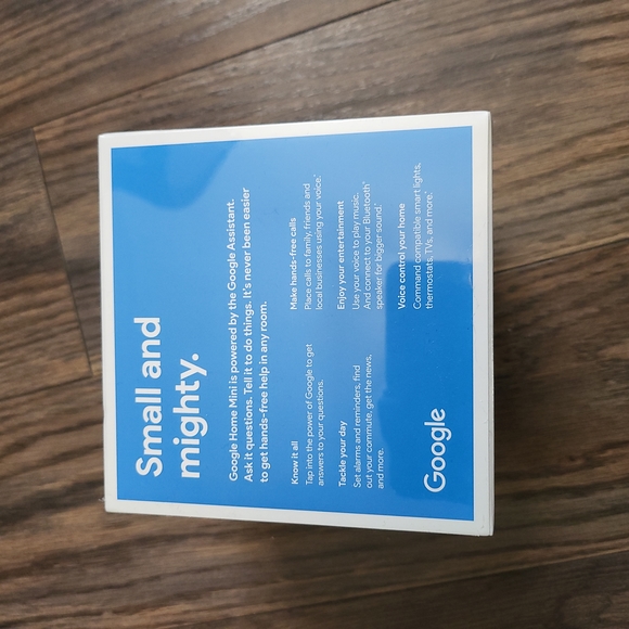 Google Home Mini (Chalk) Unopened - Picture 2 of 5